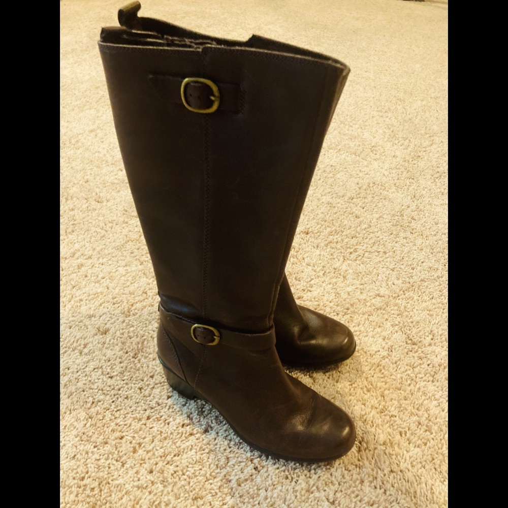 NWOB Clarks Knee High Leather 👢